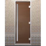 Дверь для хамама "Престиж бронза матовая"