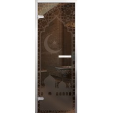 Стеклянная дверь для хамама Арт Мечеть Стандарт