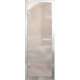 Стеклянная дверь для хамама Престиж Белая матовая