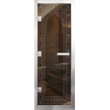Стеклянная дверь для хамама Престиж Арт Восточная арка