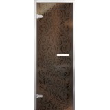 Стеклянная дверь для хамама Арт Самира Стандарт