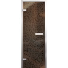 Стеклянная дверь для хамама Арт Самира Стандарт