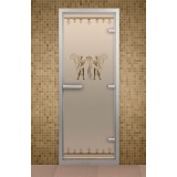 Дверь для хамама 690*1890 мм "Фараон", стекло бронзовое