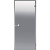 HARVIA Дверь стеклянная 9/21 коробка алюминий, стекло сатин, арт. DA92105