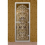 Дверь для хамама 690*1890 мм "Мозаика", стекло бронза