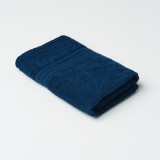 Полотенце махровое, цвет темно-синий,1 шт, 50 х 90 см