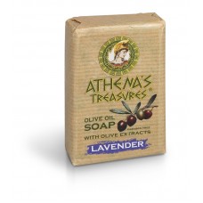 Натуральное оливковое мыло Лаванда, 100 г