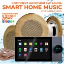 Комплект влагостойкой акустики SMART HOME MUSIC - Sauna Round 3 динамика