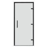 Дверь для хамама, PST, корпус антрацит, стекло матовое, 1900х700