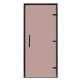 Дверь для хамама, PST, корпус антрацит, стекло бронзовое, 1900х700