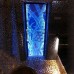 Дверь для хамама, PST, корпус антрацит, стекло прозрачное, 2000х800