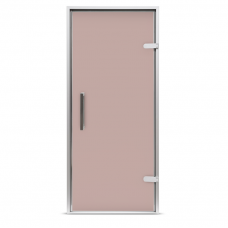 Дверь для хамама, PST, корпус алюминий, стекло бронзовое, 2200х900