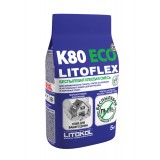 Беспылевая клеевая смесь LITOFLEX K80 eco, 5 кг