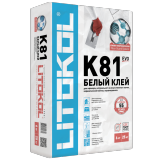 Клей для укладки плитки LITOFLEX K81, 25 кг