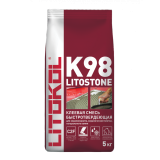 Морозостойкий клей для плитки и камня LITOSTONE K98, серый 5 кг