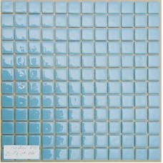 Стеклянная мозаика, цвет голубой 10%