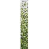 Стеклянная мозаика, растяжка белый + фисташковый + зеленый