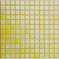 Стеклянная мозаика, цвет желтый