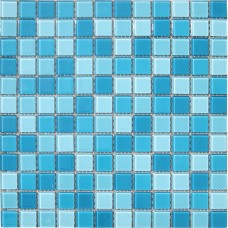 Elada Mosaic. Мозаика CB301 (327*327*4мм) бело-голубой