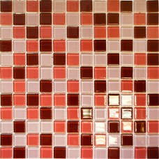 Elada Mosaic. Мозаика CB908 (327*327*4мм) шоколадно-малиновая