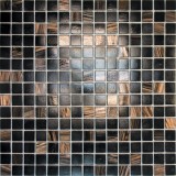 Elada Mosaic. Мозаика HK-12 (327*327*4мм) черное золото