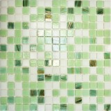 Elada Mosaic. Мозаика HK-17 (327*327*4мм) зеленый микс