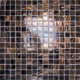 Elada Mosaic. Мозаика HK-18 (327*327*4мм) шоколадное золото