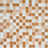 Elada Mosaic. Мозаика MC125 (327*327*4мм) светло-коричневый микс