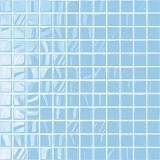 Мозаика керамическая Темари светло-голубой 20008N, глянцевая