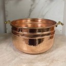 Емкость медная (таз) 29 см, ЕМ-10N, с ручками, 9 л, для мыльного раствора