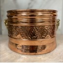 Ведро медное для образования пены, ЕМ-13 диаметр 32 см, высота 22 см, с ручками