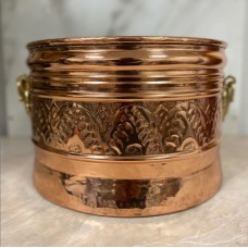 Ведро медное для образования пены, ЕМ-13 диаметр 32 см, высота 22 см, с ручками