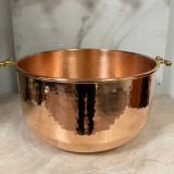 Емкость медная (таз), ЕМ-6, диаметр 39 см, объем 12 л