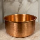 Таз медный 40 см, без ручек, 23 л, высота 16 см