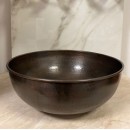 Таз медный с чернением 41 см, без ручек, 20 л, высота 15 см