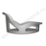 Лежак  эргономичной формы, изящный.