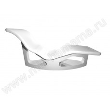 Образец лежак  эргономичной формы прямой.