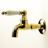 Однорычажный кран для бани золото AL-3