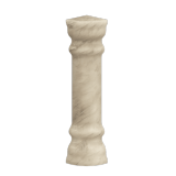 Колонна  мраморная М0214, Ø 245 мм, 1 м, четвертьколонна